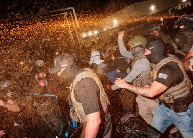 Inside the Protests at Delaney Hall, the New Front in Trump’s Immigration War