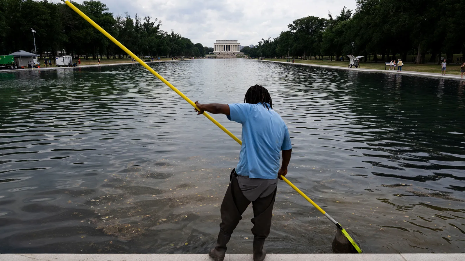 Shocker! Government Docs Show Trump’s Reflecting Pool Vandalism Claims Are Total B.S.