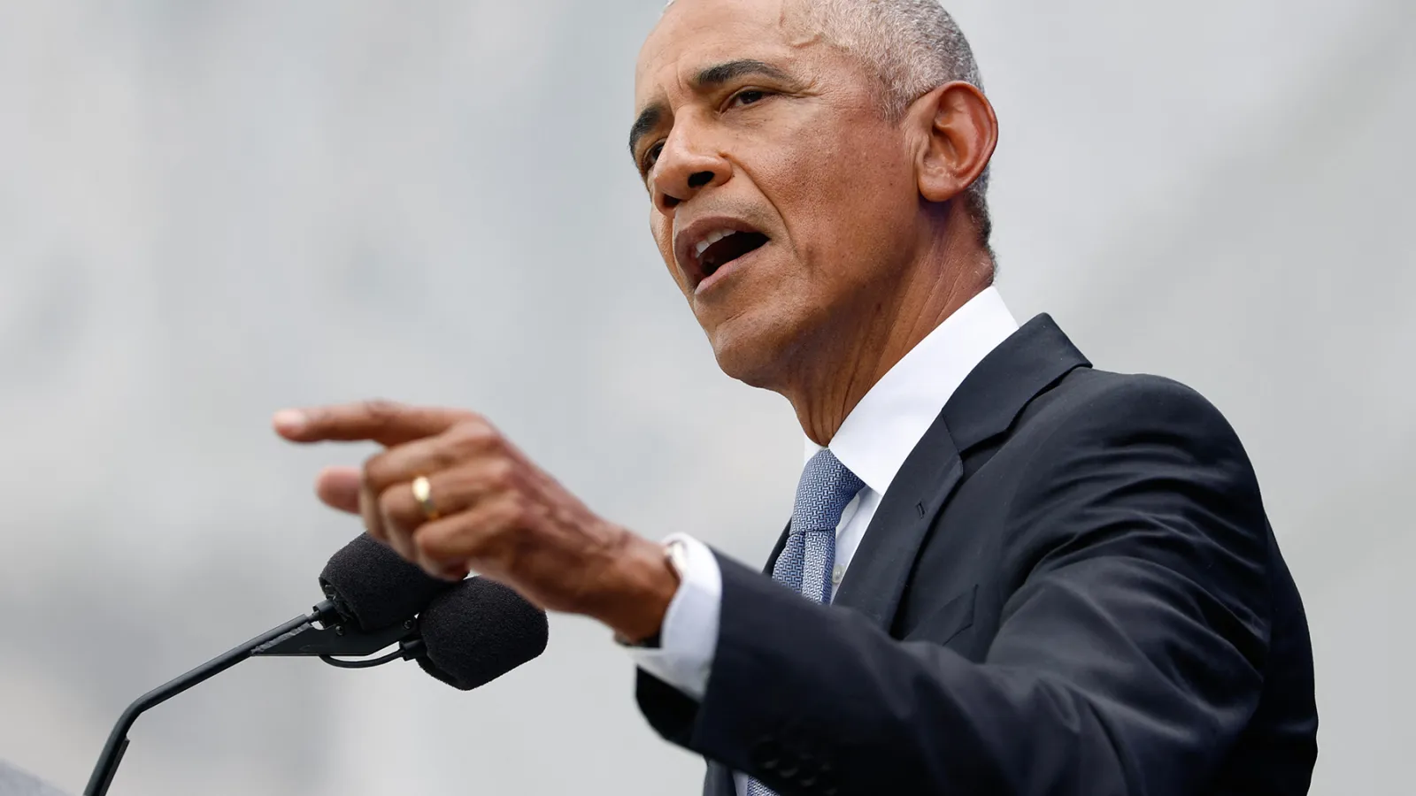Barack and Michelle Obama Decry Trumpism in Rousing Presidential Center Speeches
