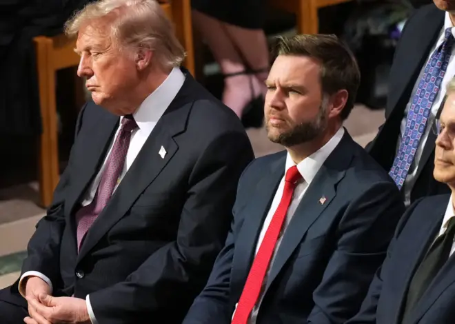 Trump Can’t Help Taking a Snooze at Lindsey Graham’s Funeral