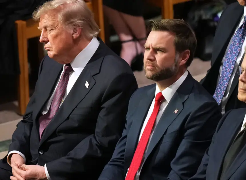 Trump Can’t Help Taking a Snooze at Lindsey Graham’s Funeral