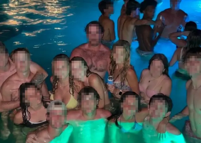 A Photo of Nolan Wells at a Pool Party Went Viral. It’s Not From July 4