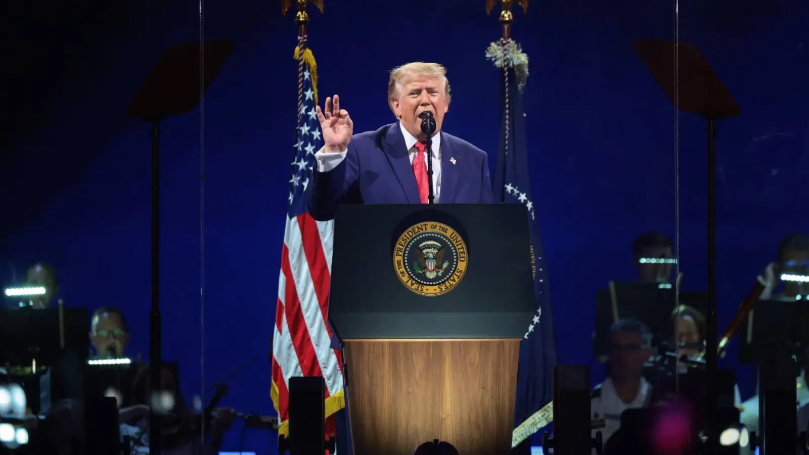 Trump Said a Bunch of Weird Stuff About History in  July 4th Speech