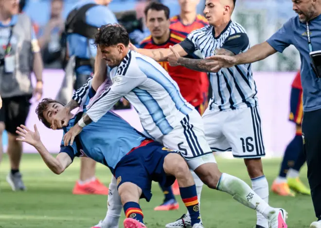 Shoves and Shouting: Physical Skirmish Breaks Out at World Cup Final