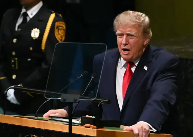 ‘Drive Them Into Hell’: Trump Makes Wild Threats in Chaotic UN Speech