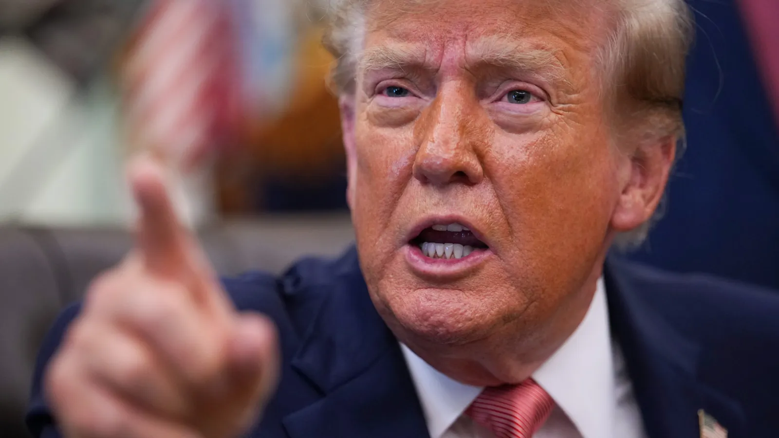 Trump Blows Up at Reporters in Oval Office: ‘You Better Be Careful’