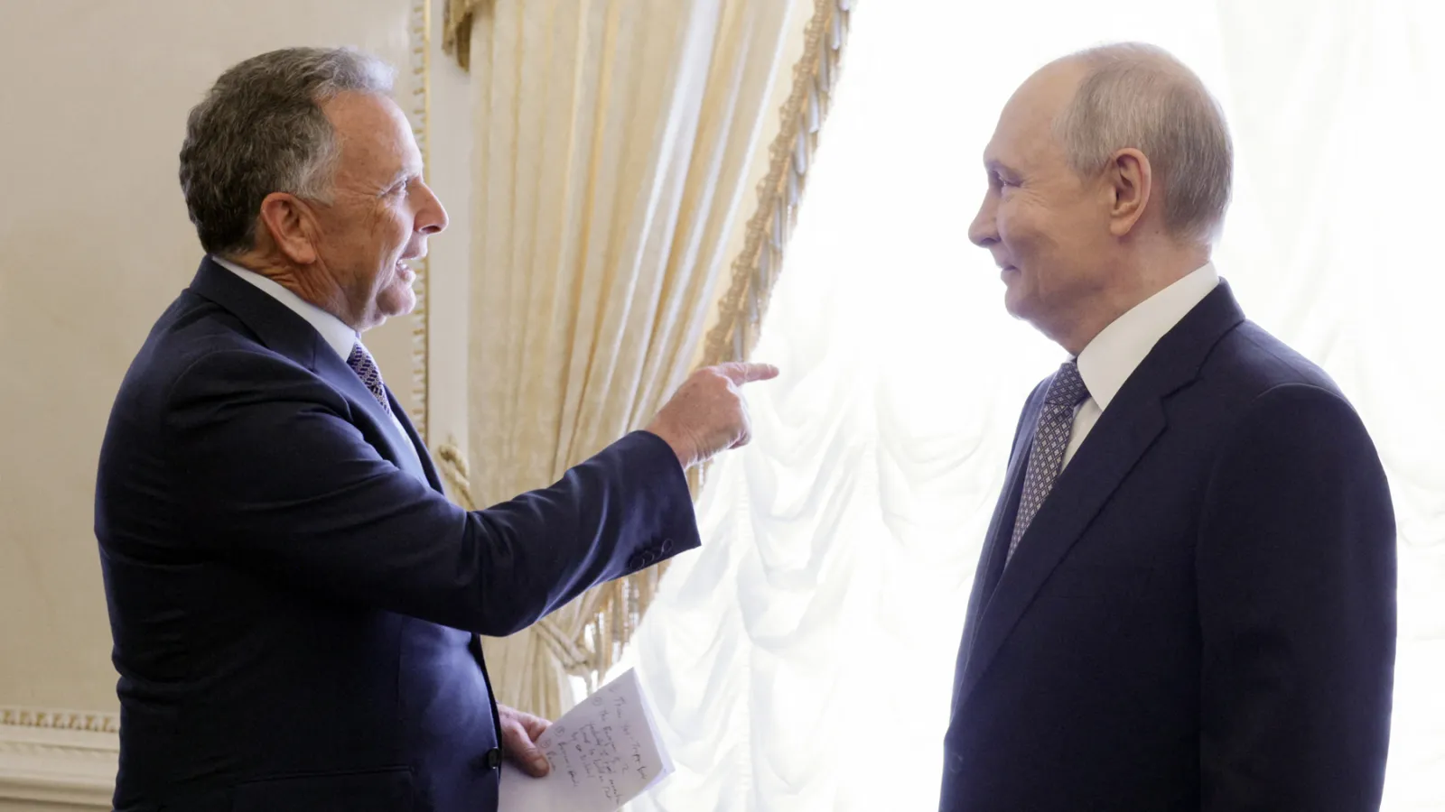 Trump’s Russia Envoy Praises Putin as a Great ‘Humanitarian’